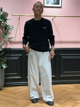 「アイテム（その他パンツ）」を使った、torigoeさん（メンズ・164cm・50代）の秋コーディネート