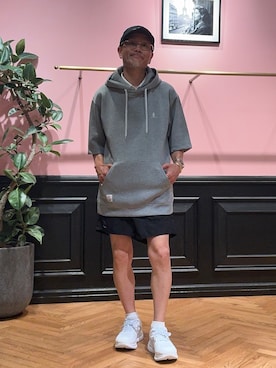 「DANTON（ダントン）のアイテム」を使った、torigoeさん（メンズ・164cm）の夏コーディネート