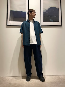 「SOUP（スープ）のアイテム」を使った、ZER0さん（メンズ・180cm）の春コーディネート