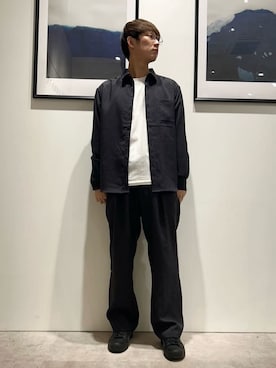 「SOUP（スープ）のアイテム」を使った、ZER0さん（メンズ・180cm）の春コーディネート