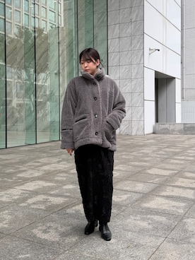 「GALLEST（ギャレスト）のアイテム」を使った、ririさん（レディース・162cm）の秋コーディネート