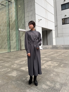 「GALLEST（ギャレスト）のアイテム」を使った、ririさん（レディース・162cm）の秋コーディネート