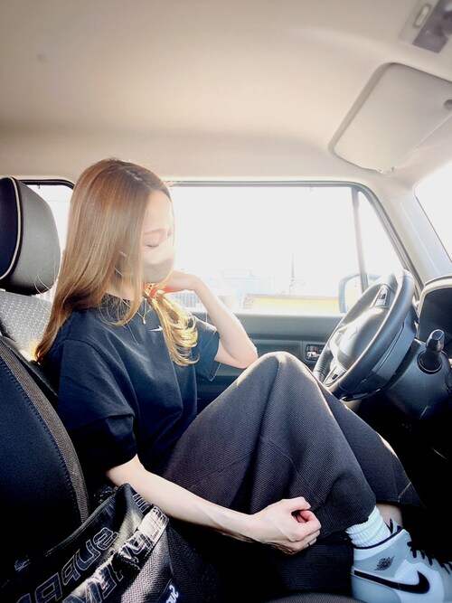 Lii|NIKEのTシャツ/カットソーを使ったコーディネート - WEAR 日本最大級の通販サイト ナイキ スポーツウェア セット エッセンシャル+ パーカー