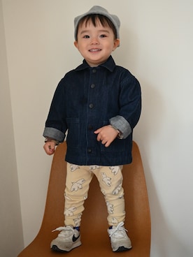 「BOBO CHOSES（ボボショーズ）のアイテム」を使った、deee🐏さん（キッズ・90cm）の冬コーディネート