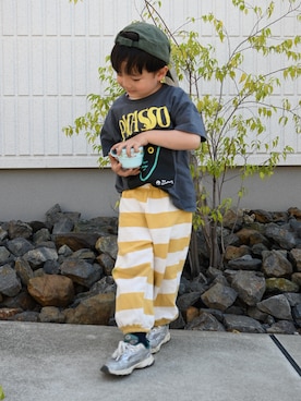 「ZARA KIDSのアイテム」を使った、deee🐏さん（キッズ・100cm）の春コーディネート