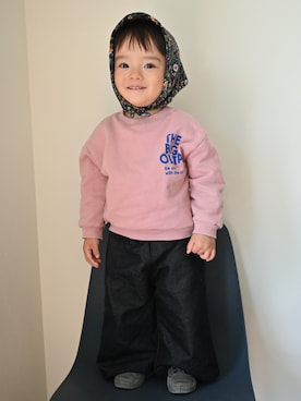 「Cienta（シエンタ）のアイテム（シューズ）」を使った、deee🐏さん（キッズ・90cm）の春コーディネート