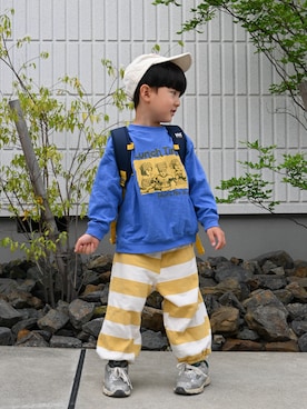 「ZARA KIDSのアイテム」を使った、deee🐏さん（キッズ・90cm）の春コーディネート