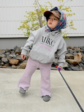 「Cienta（シエンタ）のアイテム（シューズ）」を使った、deee🐏さん（キッズ・90cm）の春コーディネート