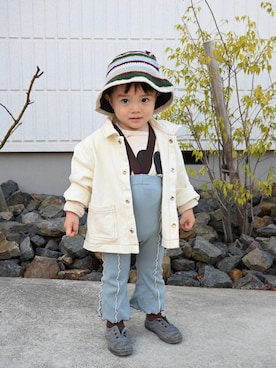 「BOBO CHOSES（ボボショーズ）のアイテム」を使った、deee🐏さん（キッズ・90cm）の冬コーディネート