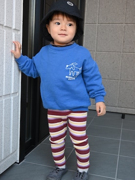 「p.premier（ピードットプルミエ）のアイテム」を使った、________deeeさん（キッズ・90cm）の冬コーディネート