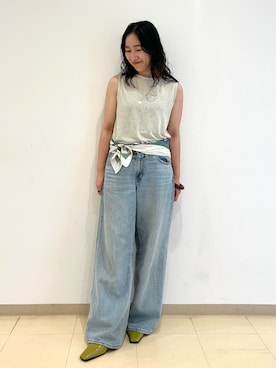 「LE TALON（ルタロン）のアイテム」を使った、shionさん（レディース・153cm）の夏コーディネート