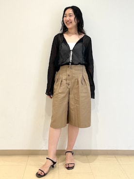 「LE TALON（ルタロン）のアイテム」を使った、shionさん（レディース・153cm）の春コーディネート
