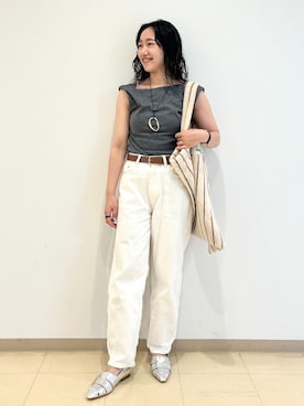 「BONGUSTA（ボングスタ）のアイテム」を使った、shionさん（レディース・153cm）の夏コーディネート