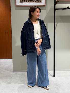 岡田真名美さん(レディース・160cm)の秋コーディネート