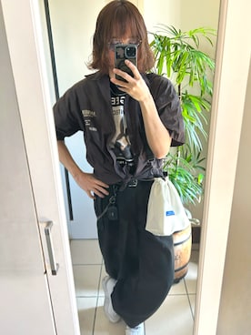 「ANDGEEBEE（アンジービー）のアイテム」を使った、るちあさん（メンズ・167cm）の春コーディネート