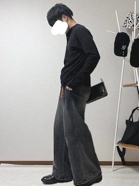 「LIDNM（リドム）のアイテム」を使った、彼女は自慢したいさん（メンズ・165cm）の春コーディネート