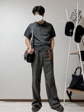 チャコールグレー」のメンズ人気ファッションコーディネート - WEAR