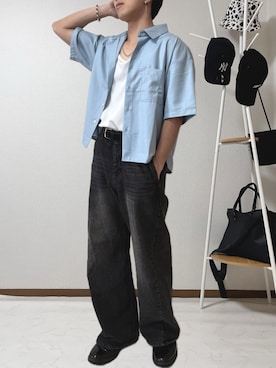 彼女は自慢したいさん(メンズ・165cm)の春コーディネート