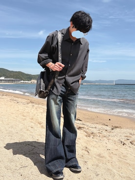 「CLEL」｜彼女は自慢したいさん（メンズ・165cm）の春コーディネート