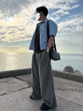 彼女は自慢したいさん（メンズ・165cm）の夏コーディネート