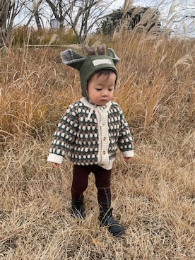 「H&M（エイチ・アンド・エム）のアイテム（シューズ）」を使った、mukuさん（キッズ・100cm）の春コーディネート