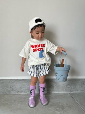 「igor（イゴール）のアイテム」を使った、mukuさん（キッズ・100cm）の春コーディネート