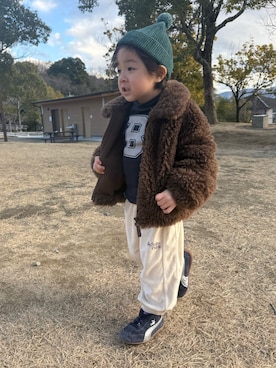 「BOBO CHOSES（ボボショーズ）のアイテム」を使った、mukuさん（キッズ・100cm）の春コーディネート