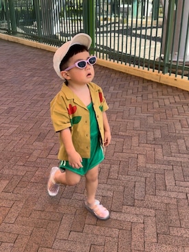 「igor（イゴール）のアイテム」を使った、mukuさん（キッズ・100cm）の春コーディネート