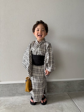 「devirock（デビロック）のアイテム（シューズ）」を使った、mukuさん（キッズ・100cm）の春コーディネート