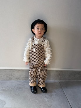 「H&M（エイチ・アンド・エム）のアイテム（シューズ）」を使った、mukuさん（キッズ・100cm）の春コーディネート