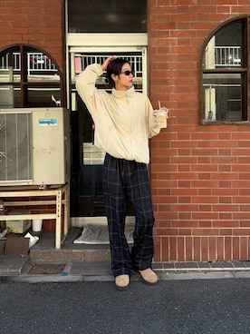 「KAIKO（カイコー）のアイテム」を使った、天音さん（レディース・175cm）の秋コーディネート