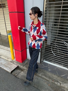 「KAIKO（カイコー）のアイテム」を使った、天音さん（レディース・175cm）の秋コーディネート