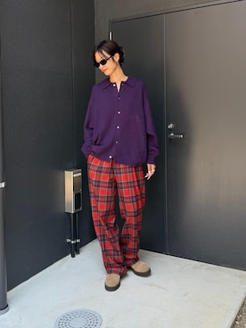 「KAIKO（カイコー）のアイテム」を使った、天音さん（レディース・175cm）の秋コーディネート