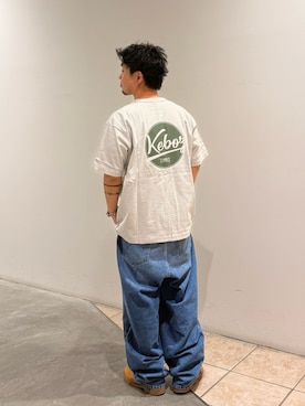 「KEBOZ（ケボズ）のアイテム」を使った、あきさん（メンズ・167cm）の春コーディネート