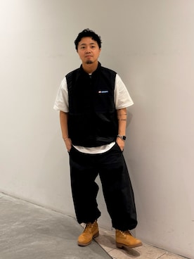 「KEBOZ（ケボズ）のアイテム」を使った、あきさん（メンズ・167cm）の春コーディネート