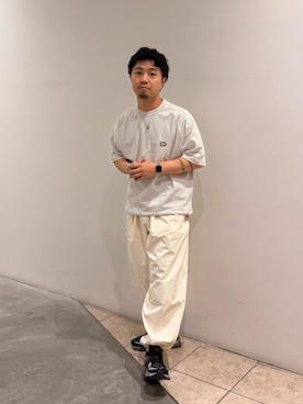 「KEBOZ（ケボズ）のアイテム」を使った、あきさん（メンズ・167cm）の春コーディネート