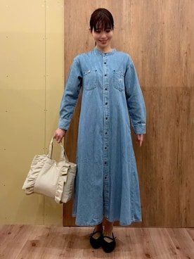 「Lee（リー）のアイテム（ワンピース/ドレス）」を使った、_._ayako39_._さん（レディース・165cm）の春コーディネート