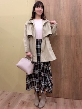 「COUP DE CHANCE（クードシャンス）のアイテム」を使った、_._ayako39_._さん（レディース・165cm）の冬コーディネート