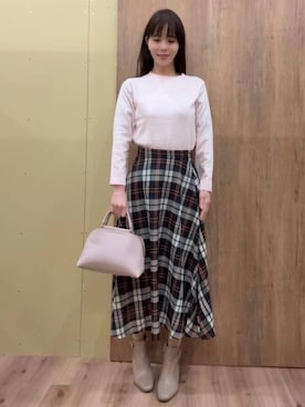 「COUP DE CHANCE（クードシャンス）のアイテム」を使った、_._ayako39_._さん（レディース・165cm）の春コーディネート