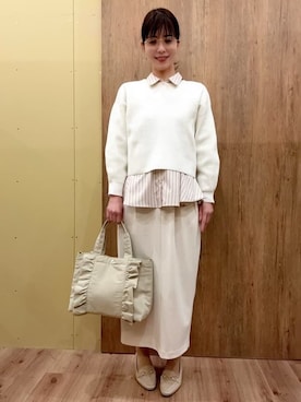 「Airpapel（エアパペル）のアイテム」を使った、_._ayako39_._さん（レディース・165cm）の冬コーディネート