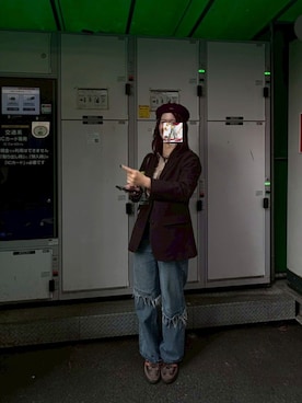 「KANGOL（カンゴール）のアイテム（帽子）」を使った、chura0407さん（レディース・160cm）の春コーディネート