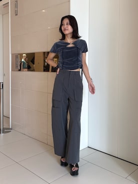 佐々谷玲央さん（レディース・168cm）の夏コーディネート
