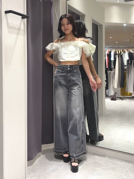 佐々谷玲央さん(レディース・168cm)の夏コーディネート