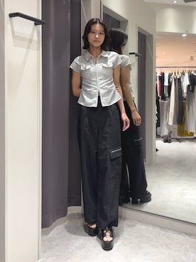佐々谷玲央さん(レディース・168cm)の夏コーディネート