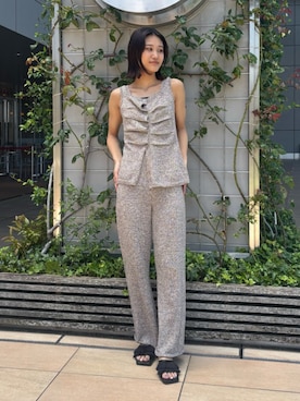 佐々谷玲央さん(レディース・168cm)の夏コーディネート