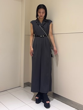 佐々谷玲央さん(レディース・168cm)の春コーディネート