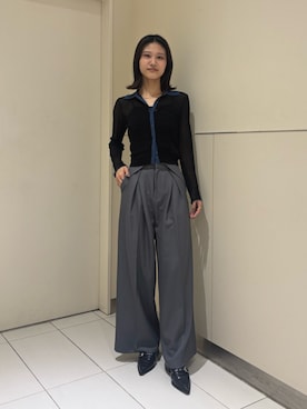 佐々谷玲央さん（レディース・168cm）の秋コーディネート
