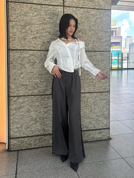 佐々谷玲央さん(レディース・168cm)の秋コーディネート