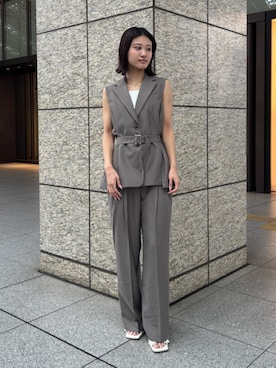 佐々谷玲央さん(レディース・168cm)の夏コーディネート