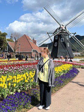 「アイテム（シャツ/ブラウス）」を使った、7rwearさん（レディース・146cm）の秋コーディネート